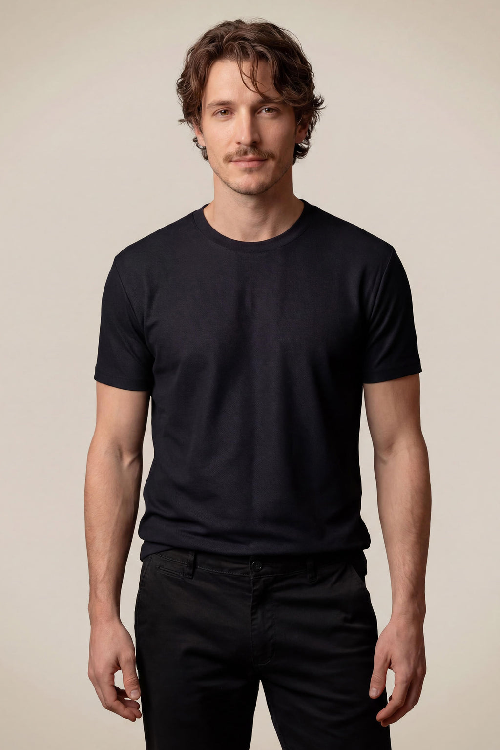 Reserva Pima Diagonal Men's T-Shirt Premium Cotton Regular Fit