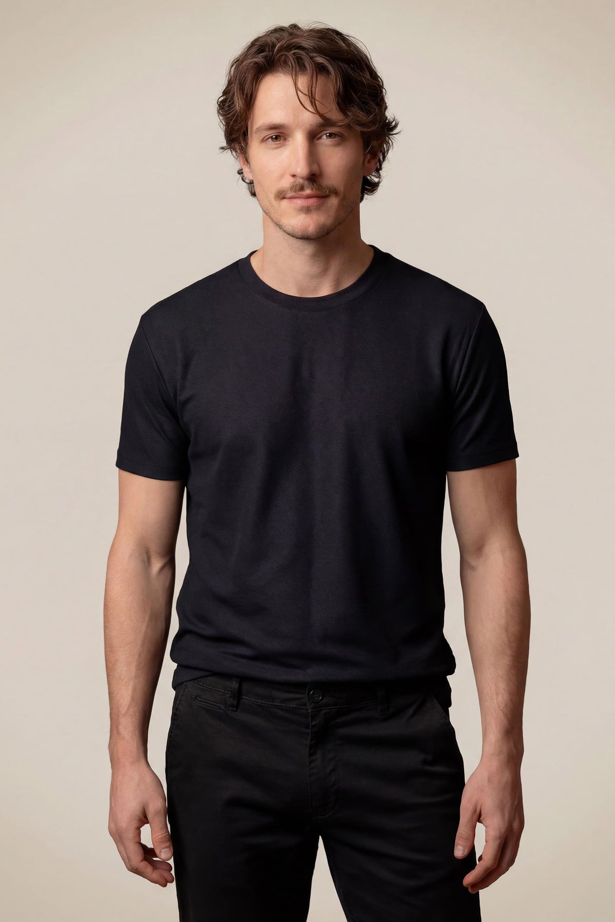 Reserva Pima Diagonal Men's T-Shirt Premium Cotton Regular Fit