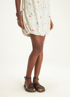 Cantão Amanita Printed Balloon Dress Women's Adjustable Hem