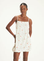 Cantão Amanita Printed Balloon Dress Women's Adjustable Hem
