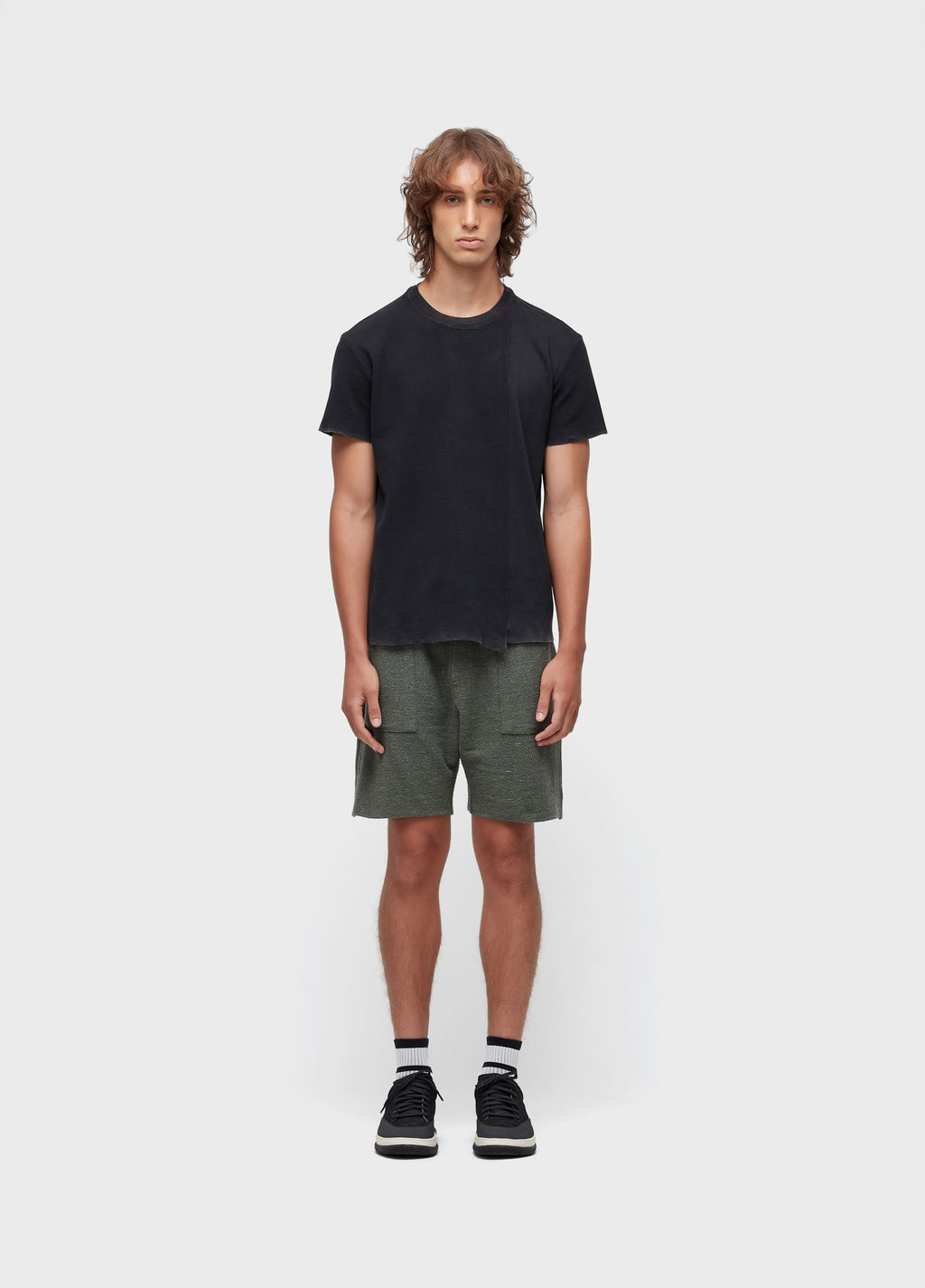 Osklen Double Eco Colors Cotton Blend Shorts Beige