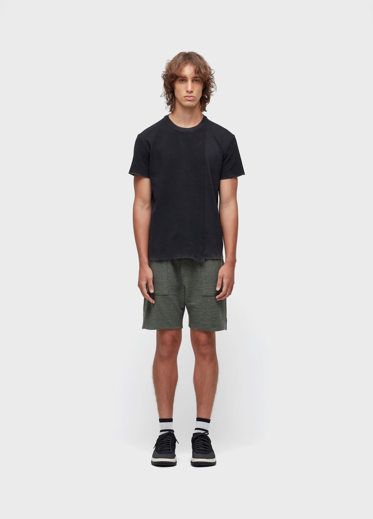 Osklen Double Eco Colors Cotton Blend Shorts Beige