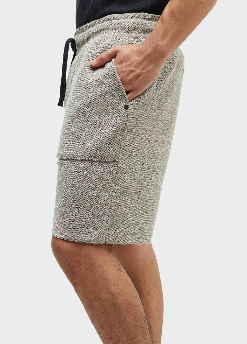 Osklen Double Eco Colors Cotton Blend Shorts Beige