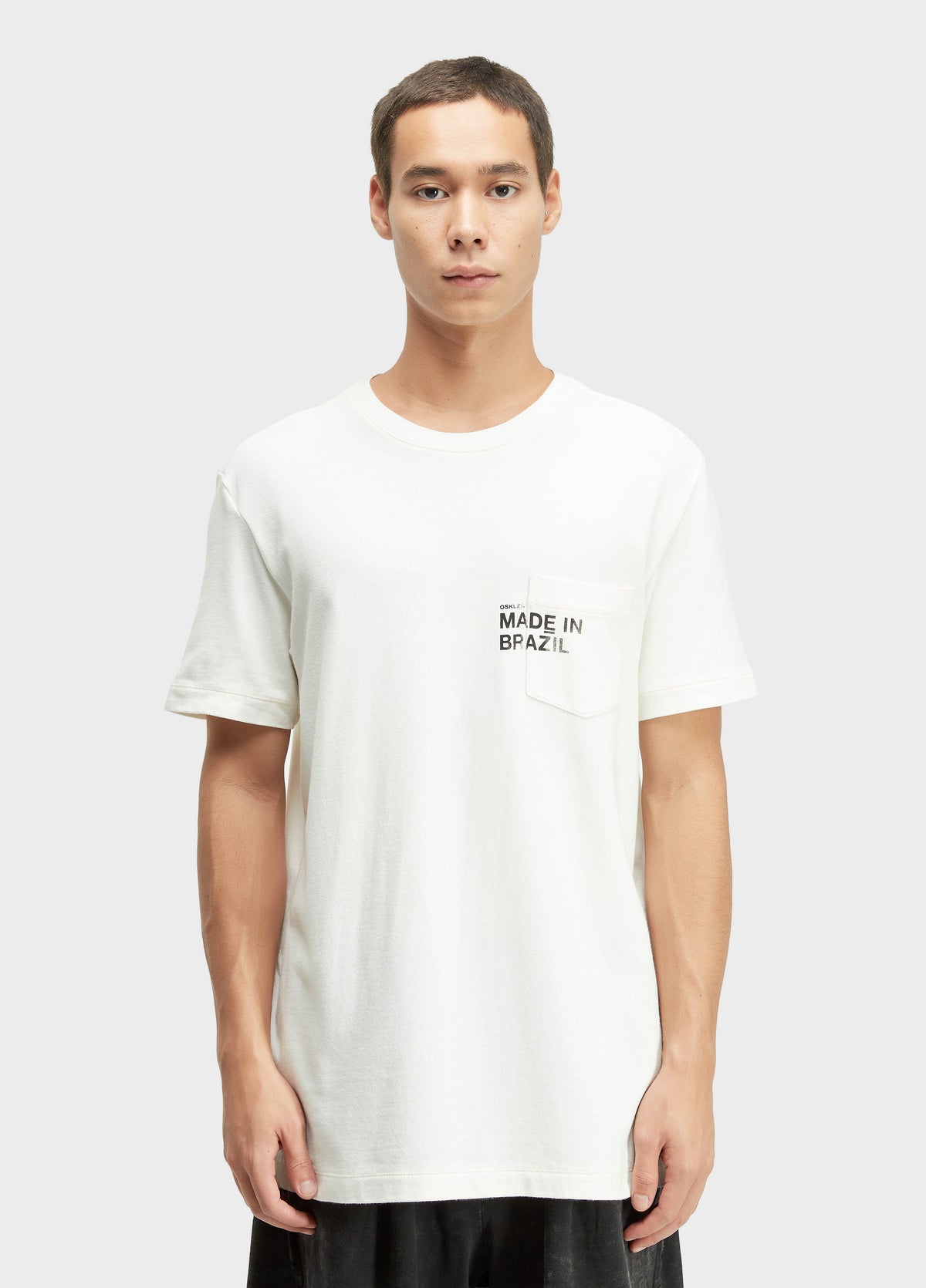 Osklen T-Shirt Pocket Made in Brazil Men's Regular Fit