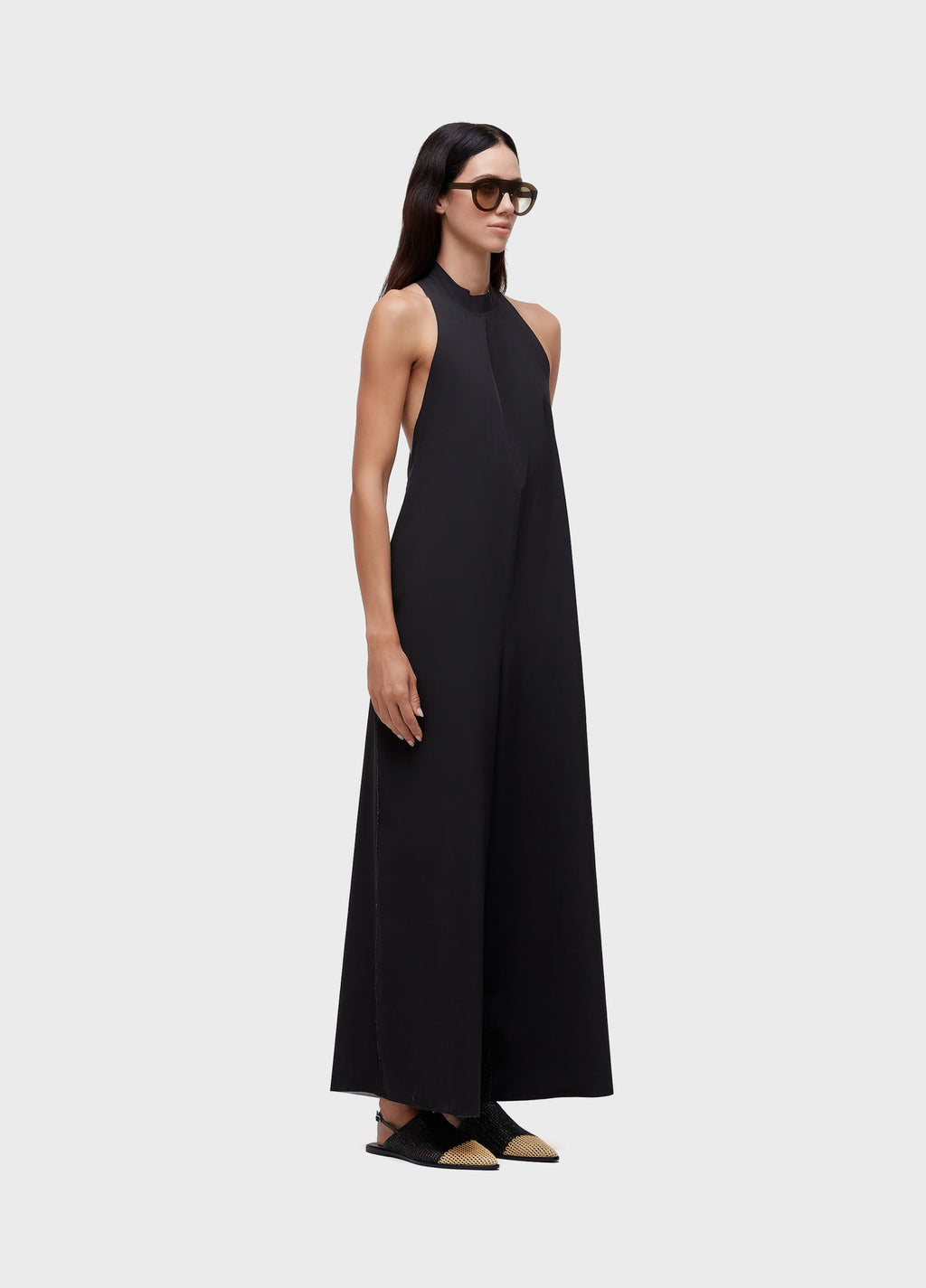 Osklen Raglan Superlight Women's Jumpsuit Double Face Black