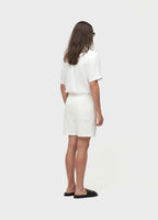 Osklen Basic Ribbed Men's Bermuda Shorts Off White