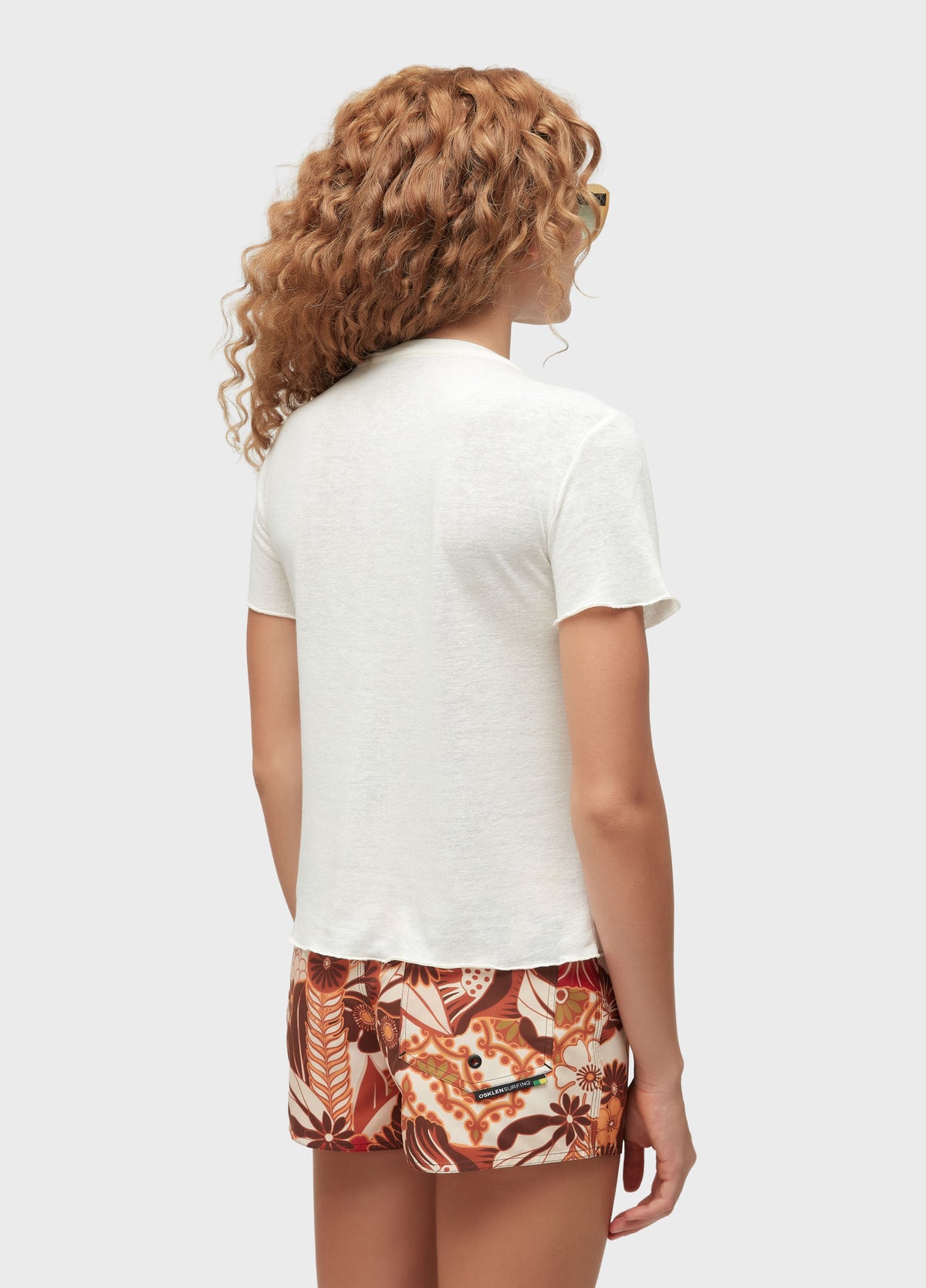 Osklen Brazilian Soul Gold Women's T-Shirt Off White