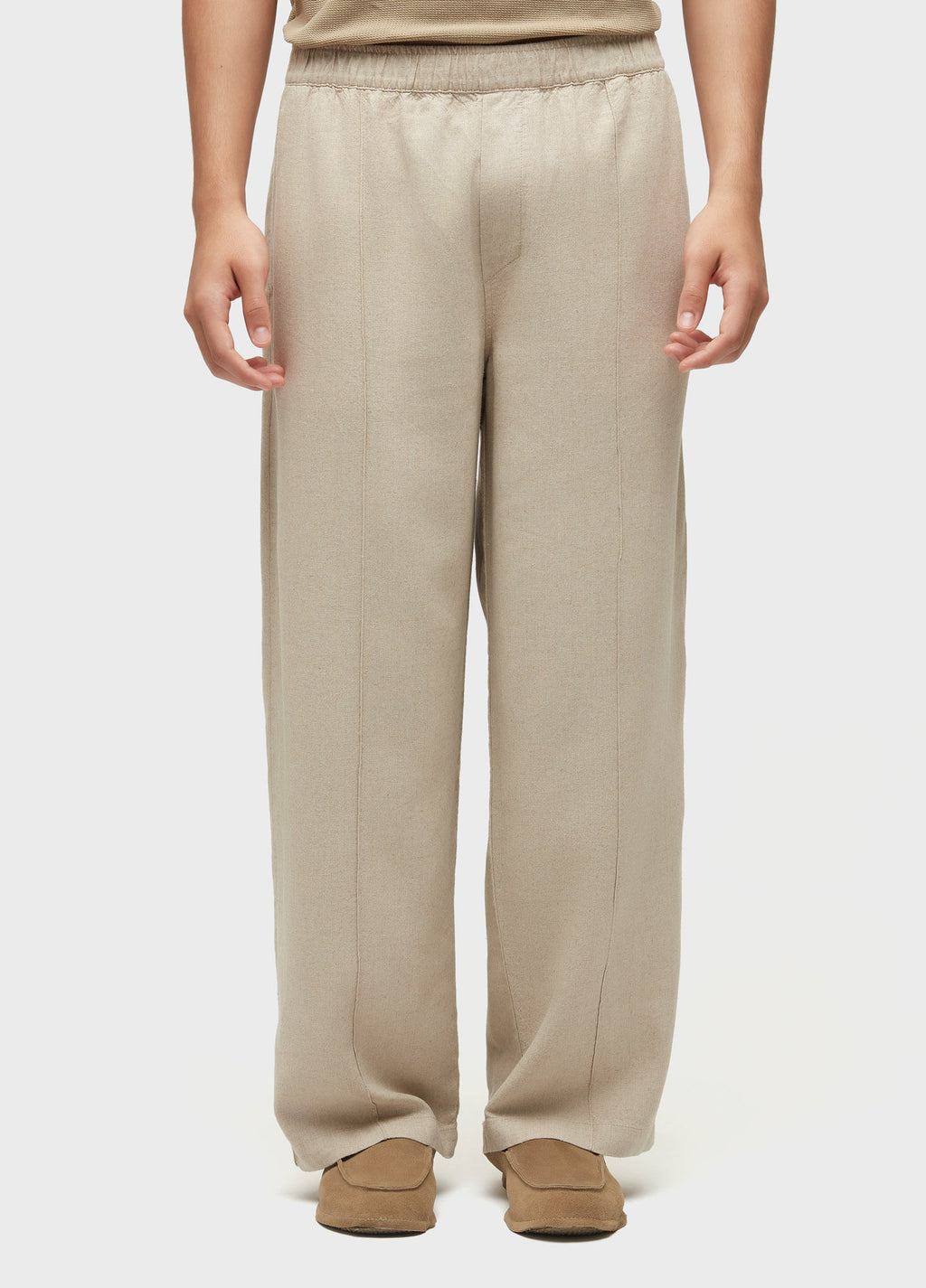 Osklen Linen Caiçara Trousers Slightly Wide Fit Natural