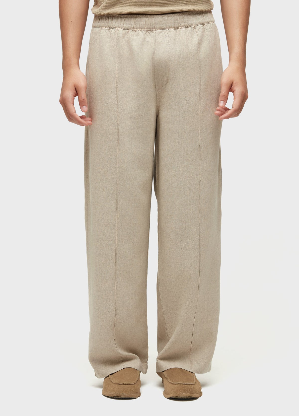 Osklen Linen Caiçara Trousers Slightly Wide Fit Natural