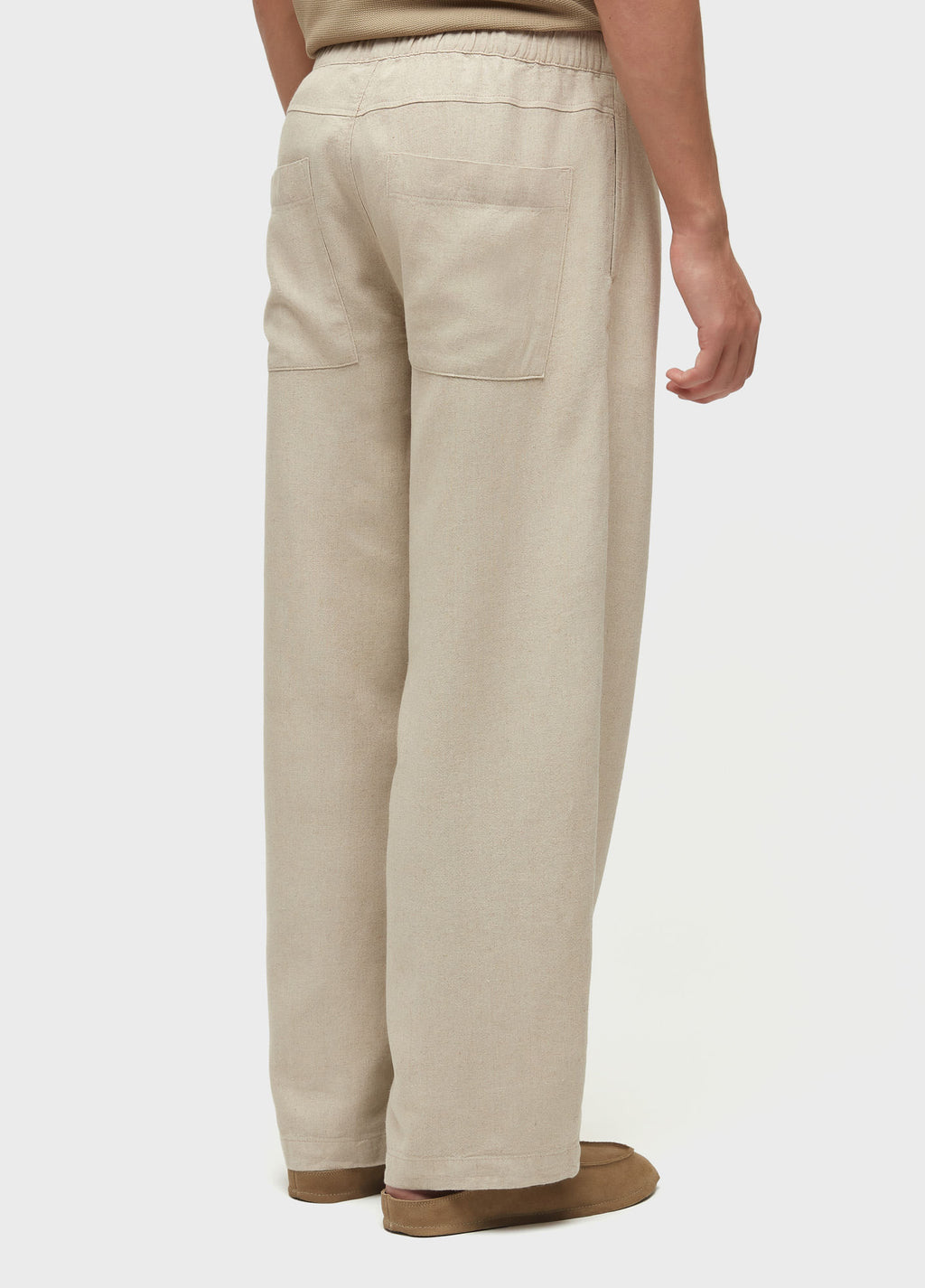 Osklen Linen Caiçara Trousers Slightly Wide Fit Natural