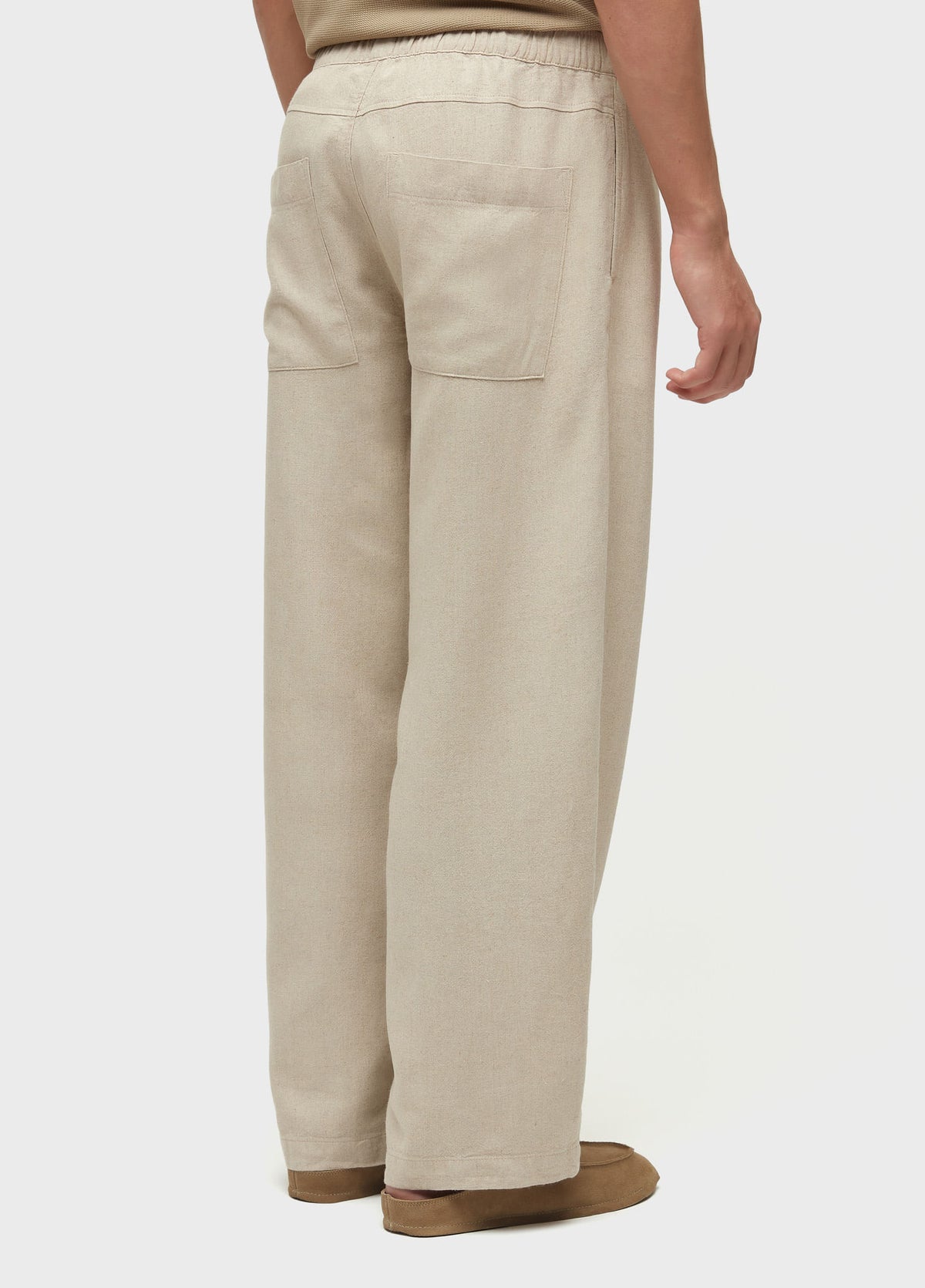 Osklen Linen Caiçara Trousers Slightly Wide Fit Natural