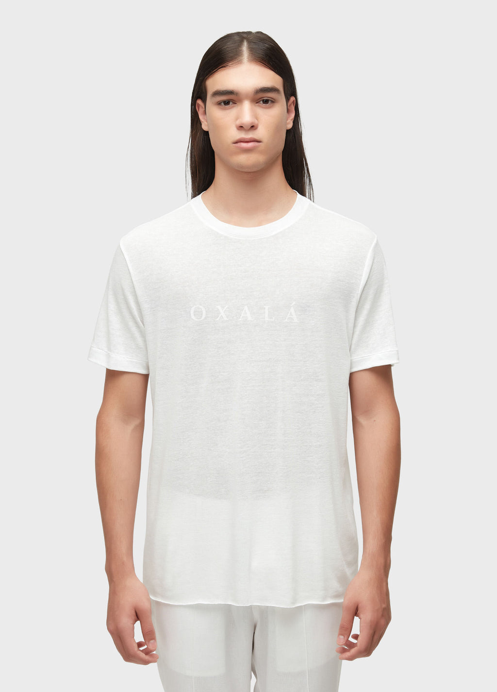 Osklen Light Linen Orixá Men's Graphic T-Shirt White