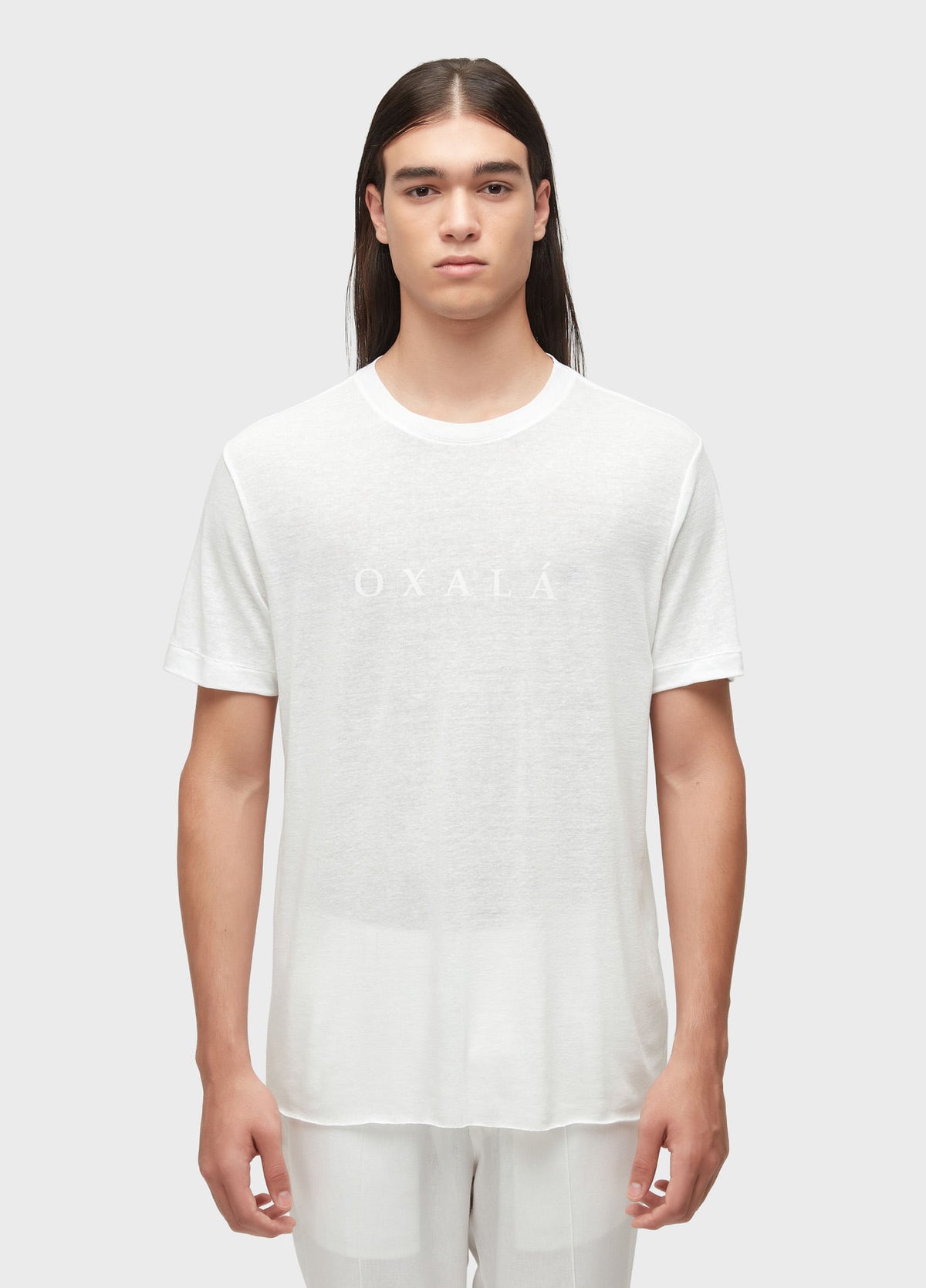 Osklen Light Linen Orixá Men's Graphic T-Shirt White