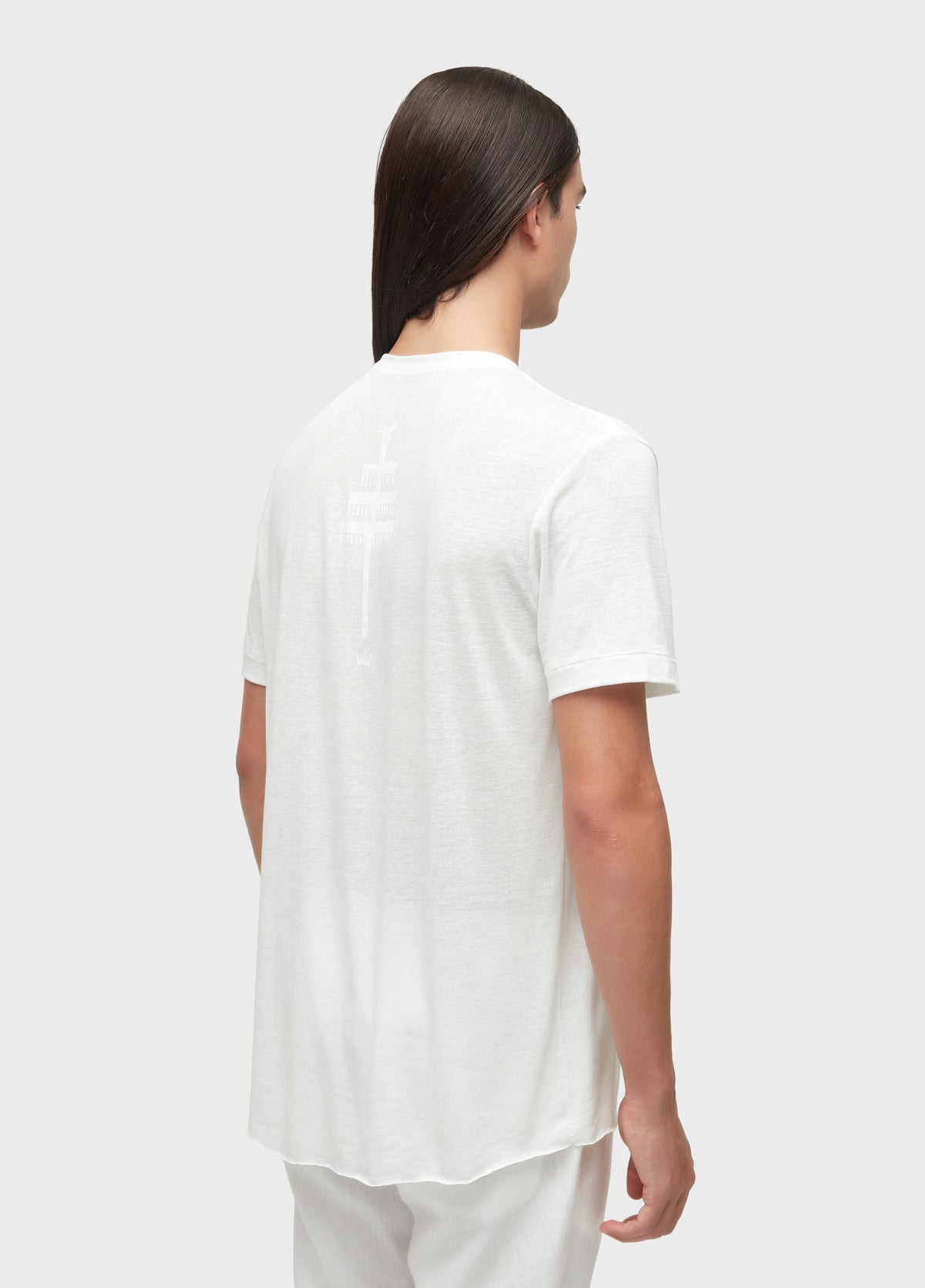 Osklen Light Linen Orixá Men's Graphic T-Shirt White