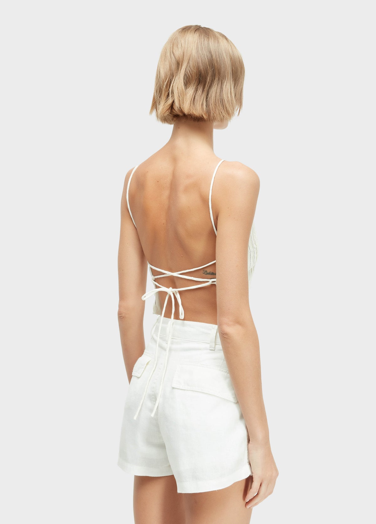 Osklen Smoking Linen Blouse 100% Linen Off White