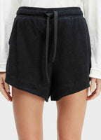 Osklen Atoalhado Women's Terry Cloth Drawstring Shorts Black