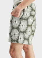 Osklen Palm Graph Jacquard Cotton Bermuda Shorts Green